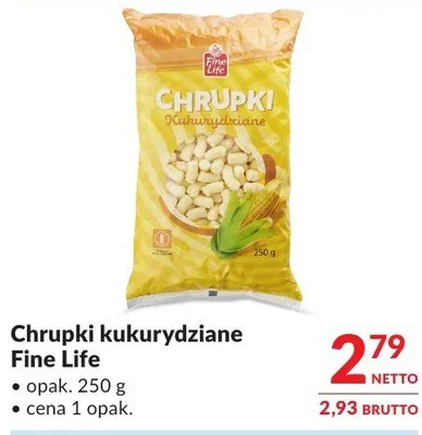 Chrupki kukurydziane Fine Life promocja w Makro