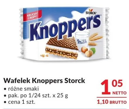 Wafelek Knoppers Storck promocja w Makro