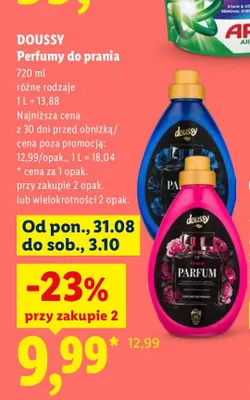 Perfumy do prania Doussy promocja w Lidl