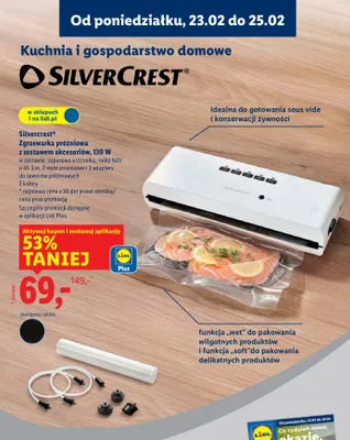 Zgrzewarka próżniowa z zestawem akcesoriów, 130 W promocja w Lidl