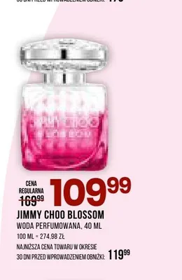 Woda perfumowana Jimmy Choo Blossom promocja w Drogerie Natura