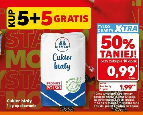 Cukier biały Diamant promocja w Kaufland