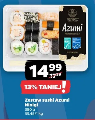 Zestaw sushi Azumi Nihigi promocja w Netto