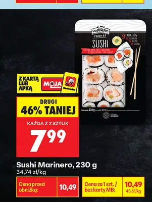 Sushi Marinero promocja w Biedronka