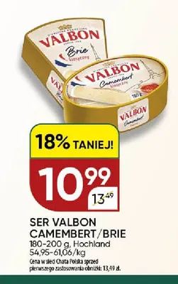 Ser Valbon camembert Hochland promocja w Chata Polska