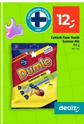 Cukierki Fazer Dumle Summer Mix promocja w Dealz