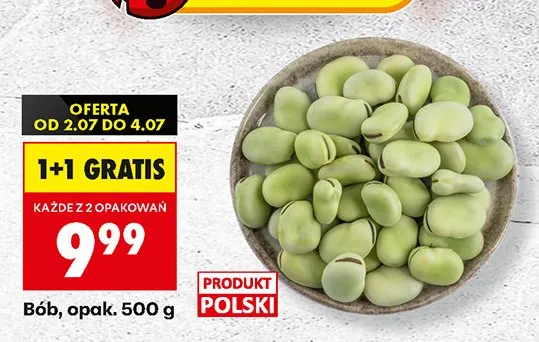 Bób świeży promocja w Biedronka