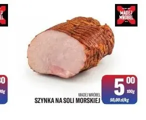 Szynka na soli morskiej Madej Wróbel promocja w Tomi Markt