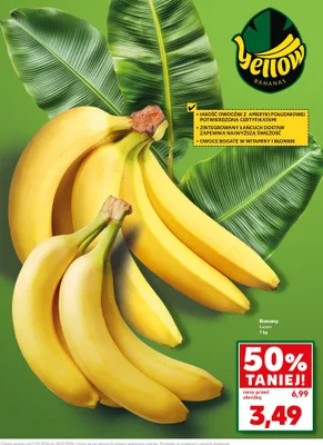 Banany luzem promocja w Kaufland