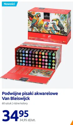 Podwójne pisaki akwarelowe Van Bleiswijck promocja w Action