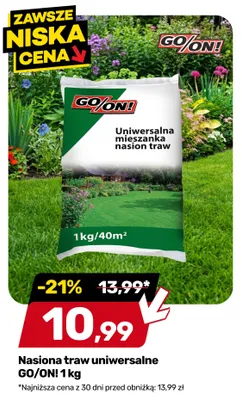 Nasiona traw uniwersalne GO/ON! promocja w Bricomarche