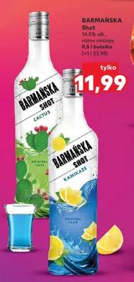 Shot Barmańska różne rodzaje promocja w Kaufland