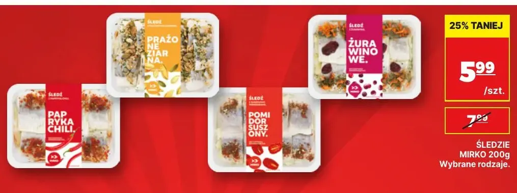 Śledzie z papryką chili Mirko promocja w API Market