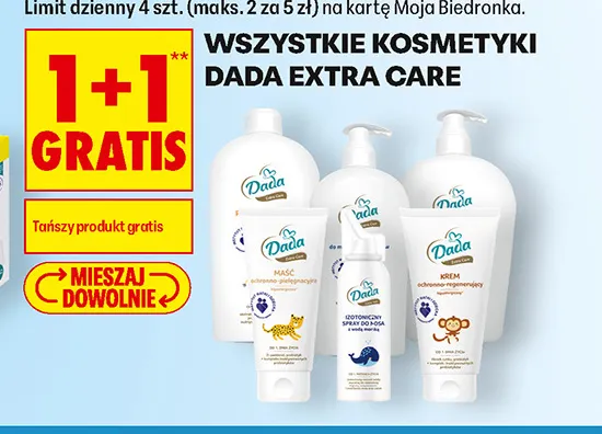 Kosmetyki Dada Extra Care promocja w Biedronka