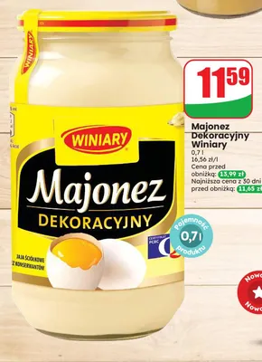 Majonez Dekoracyjny Winiary promocja w Dino