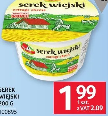 Serek wiejski 200 g promocja w Selgros