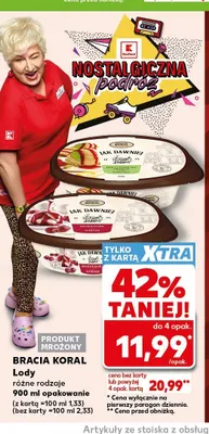 Lody Bracia Koral promocja w Kaufland