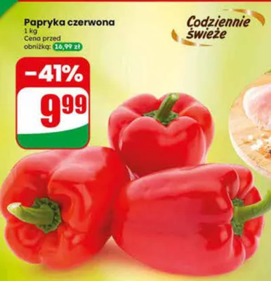 Papryka czerwona promocja w Dino