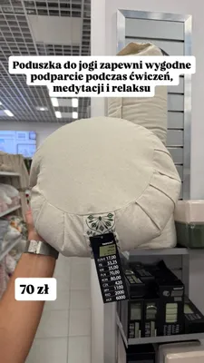 Poduszka do jogi Bekkin promocja w Pepco