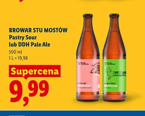 Piwo Browar Stu Mostów Pastry Sour promocja w Lidl