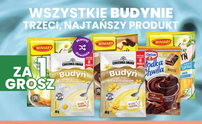 Budyń Słodka Chwila smak czekolada Dr. Oetker promocja w Dino
