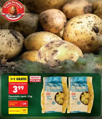 Ziemniaki do gotowania polskie promocja w Biedronka