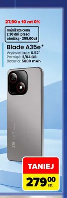 Smartfon Blade A35e Zte promocja w Carrefour