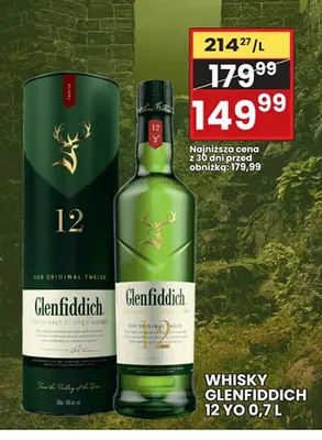 Whisky Glenfiddich 12 YO promocja w Wafelek