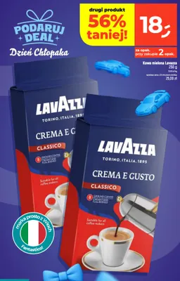 Kawa mielona Lavazza promocja w Dealz