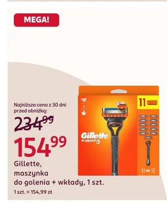 Maszynka do golenia + wkłady promocja w Rossmann