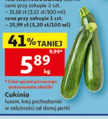 Cukinia promocja w Auchan