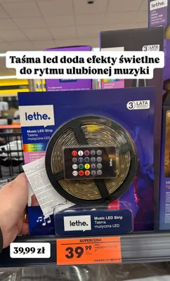 Taśma muzyczna LED RGB promocja w Biedronka