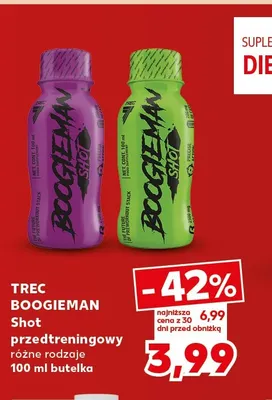 Shot przedtreningowy Boogieman Trec promocja w Kaufland
