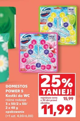 Kostki do WC Power 5 promocja w Kaufland