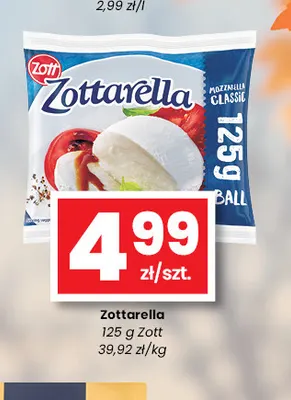 Ser mozarella Zottarella Zott promocja w emma MARKET