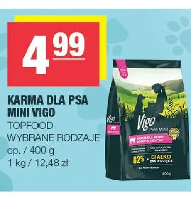 Karma dla psa Mini Vigo promocja w SPAR