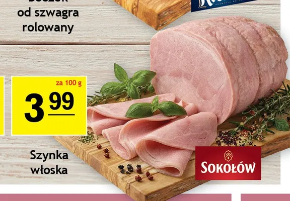 Szynka włoska Sokołów promocja w Gram Market