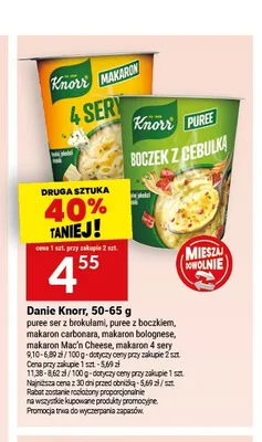 Danie puree ser z brokułami Knorr promocja w Twój Market