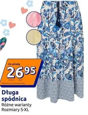 Długa spódnica promocja w Action