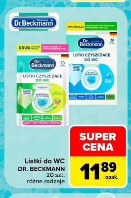 Listki do WC Dr. Beckmann promocja w Carrefour