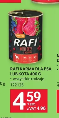 Karma dla kota Rafi promocja w Selgros