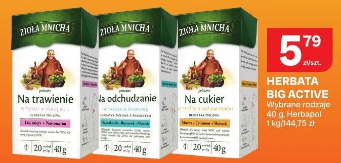 Herbata Big Active promocja w Chorten