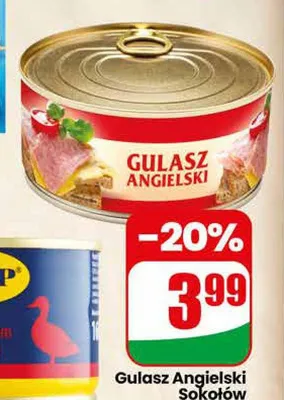 Gulasz Angielski Sokołów promocja w Dino