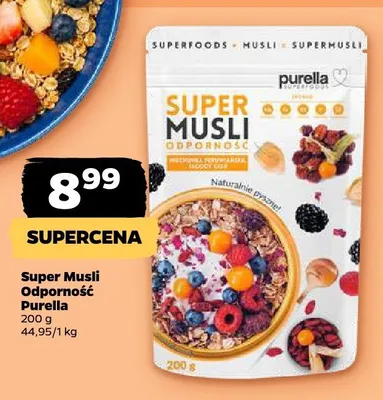 Super Musli Odporność Purella promocja w Netto