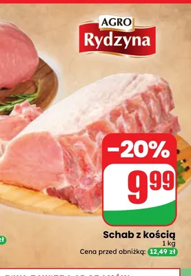 Schab z kością Agro Rydzyna promocja w Dino