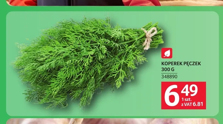 Koperek pęczek promocja w Selgros