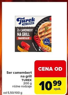 Ser camembert na grill Turek promocja w Carrefour Express