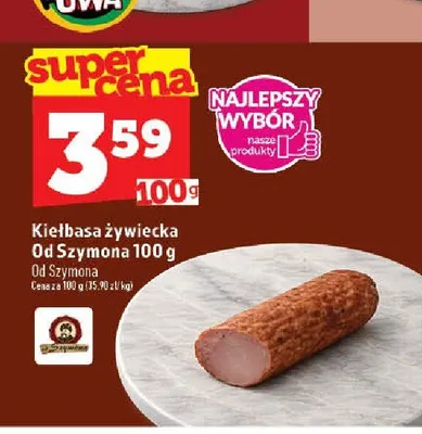 Kiełbasa żywiecka Od Szymona promocja w TOPAZ