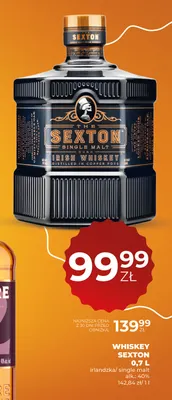 Whiskey Sexton promocja w Duży Ben