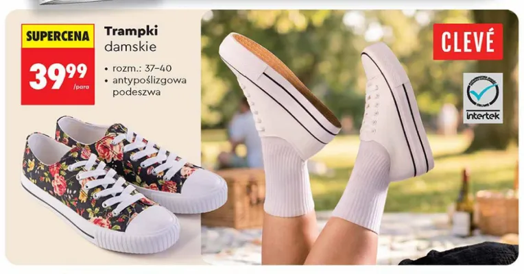 Trampki damskie Clevé promocja w Biedronka